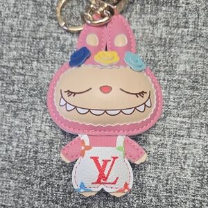 Pink Character Designer Keychain